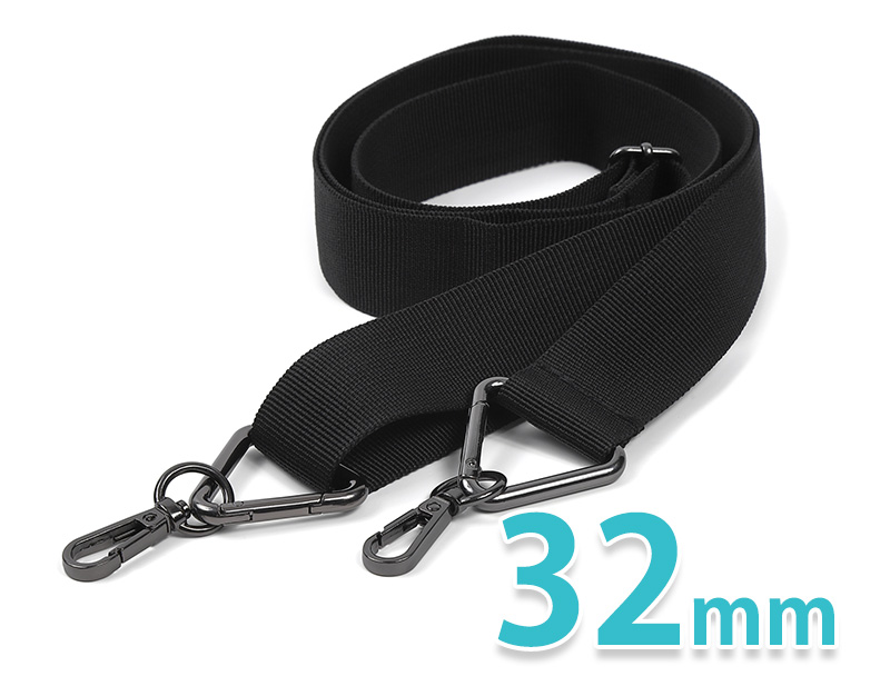 VivaSmile ショルダーベルト 金具（ガンメタ）開閉式32mm