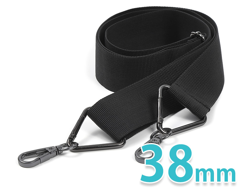 VivaSmile 防水 ショルダーベルト 金具（ガンメタ）開閉式38mm
