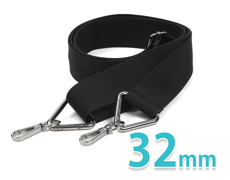 VivaSmile ショルダーベルト 金具（シルバー）開閉式32mm